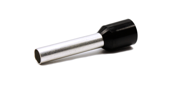 Hilpress Aderendhülse 6mm2 isoliert lang schwarz 18mm 6.0L